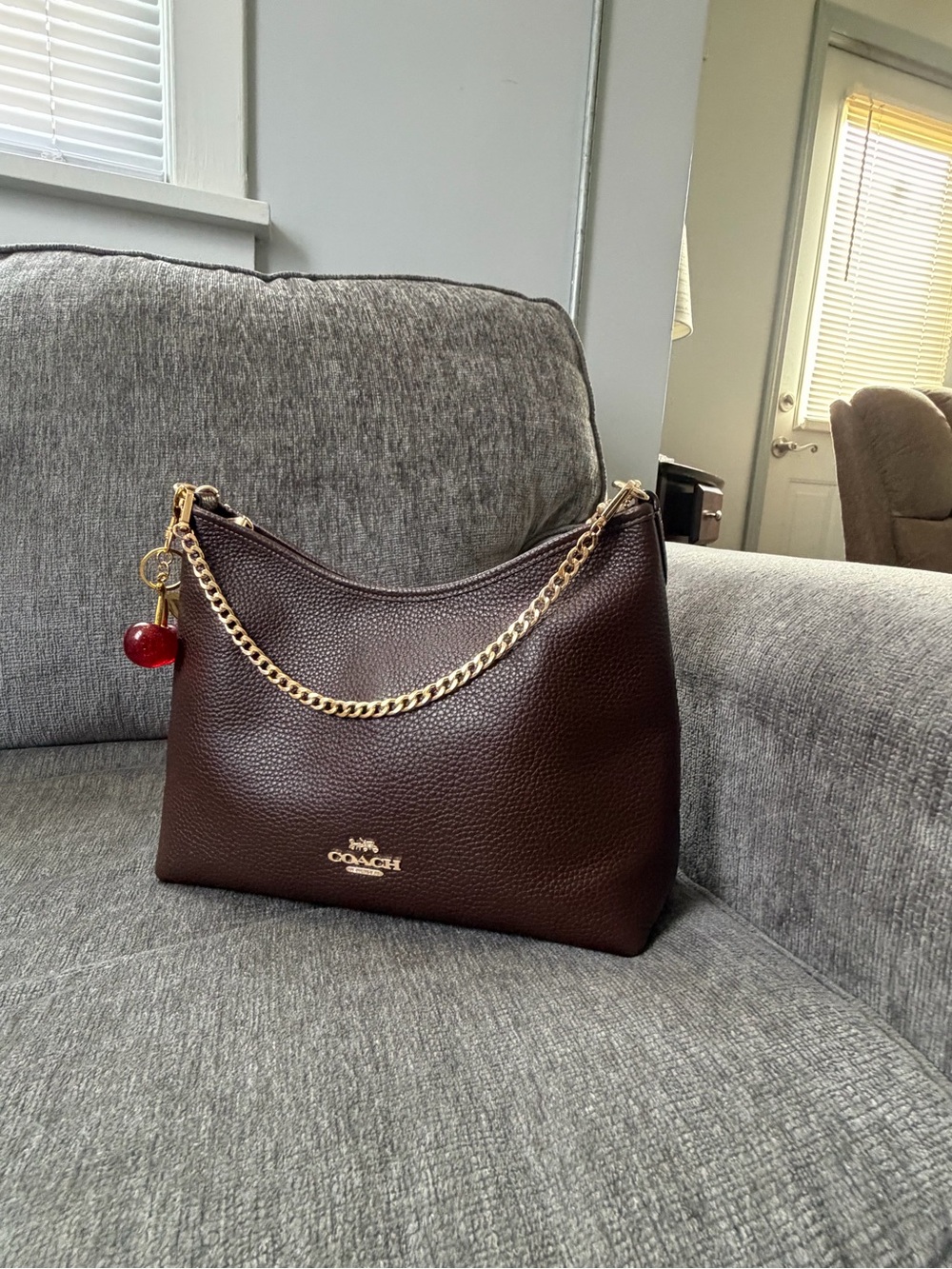 Coach Laurel Shoulder Maple Medium/ Regular Size